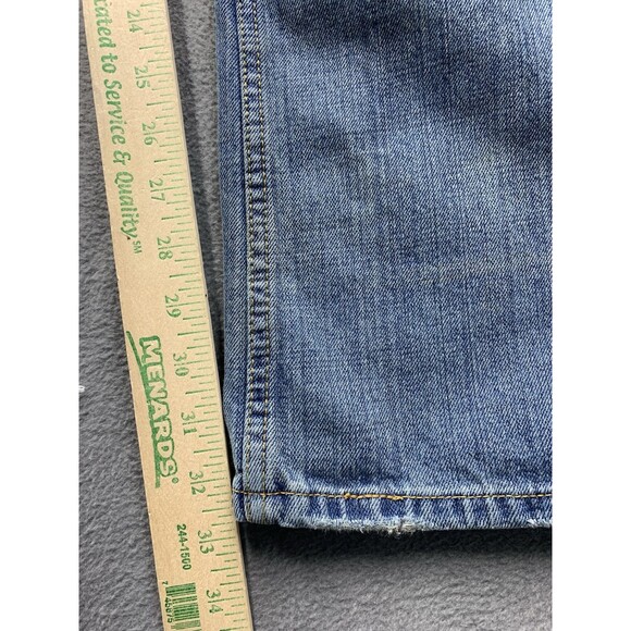 Vtg Levi’s 527 Men’s Denim Jeans Low Boot Cut Blue Distressed Size 36X34 - Picture 6 of 16